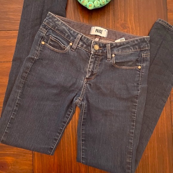 PAIGE Denim - Paige Skyline Dark Wash Skinny Jeans Size 26
